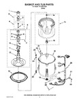 Diagram for 03 - Basket And Tub Parts