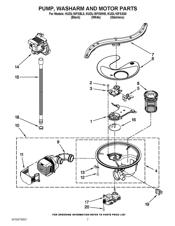 Diagram for KUDL15FXWH5