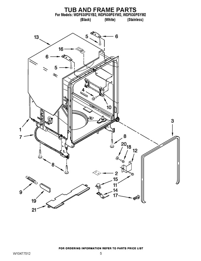 Diagram for WDF530PSYW2