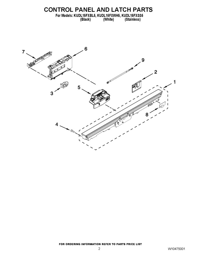 Diagram for KUDL15FXWH5