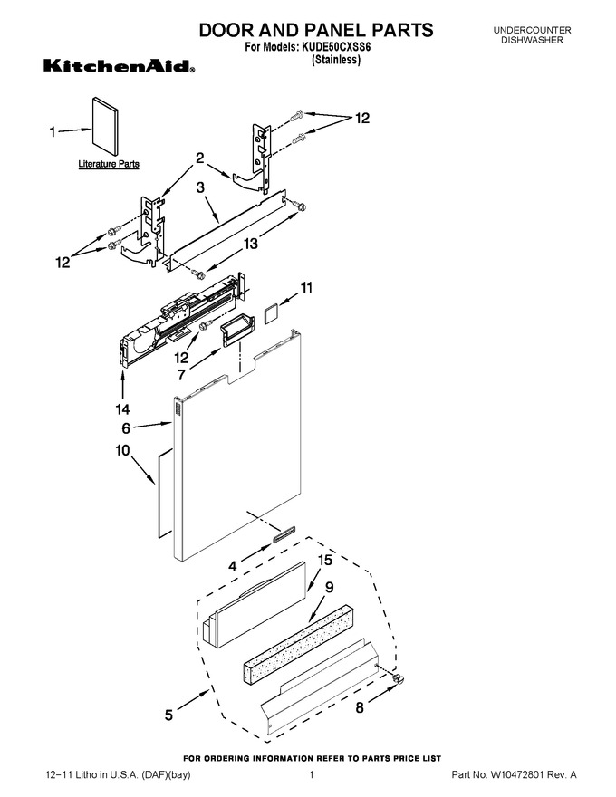 Diagram for KUDE50CXSS6