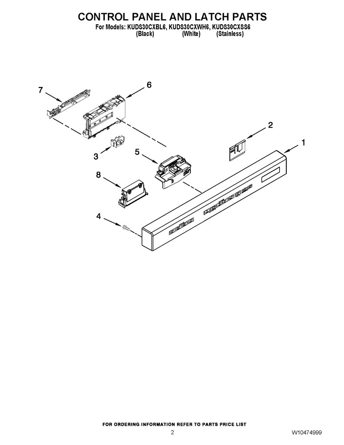 Diagram for KUDS30CXWH6