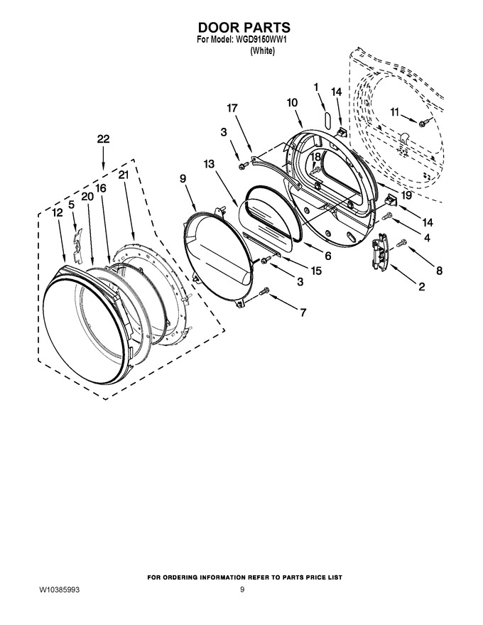 Diagram for WGD9150WW1