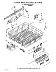 Diagram for 09 - Upper Rack And Track Parts