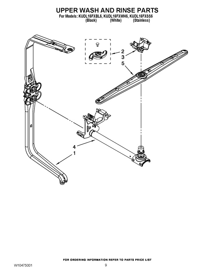 Diagram for KUDL15FXWH5