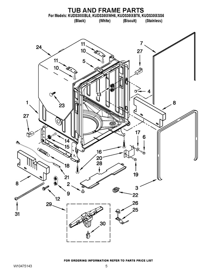 Diagram for KUDS30IXSS6