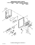 Diagram for 08 - Dispenser Front Parts