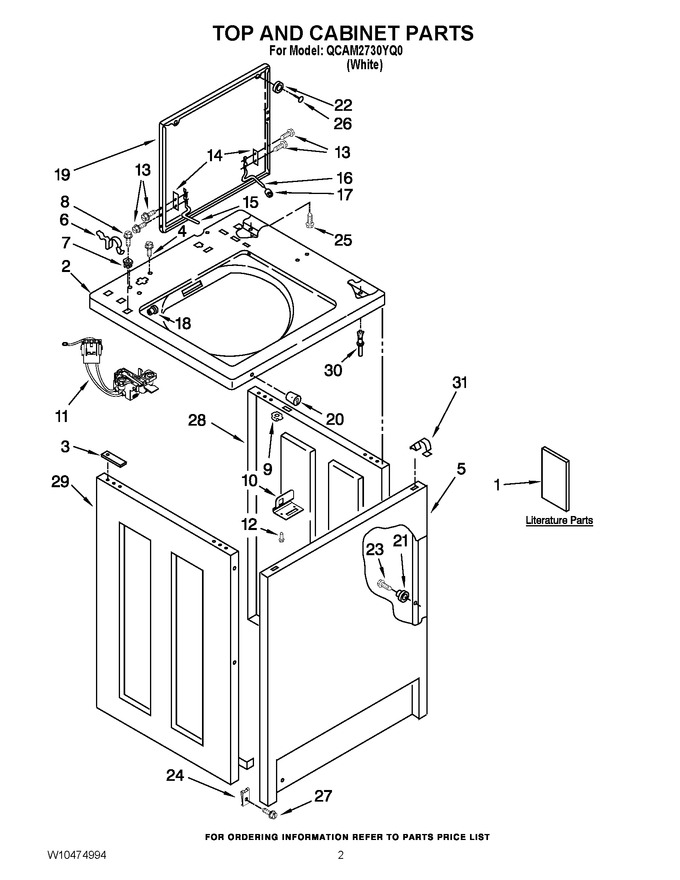 Diagram for QCAM2730YQ0