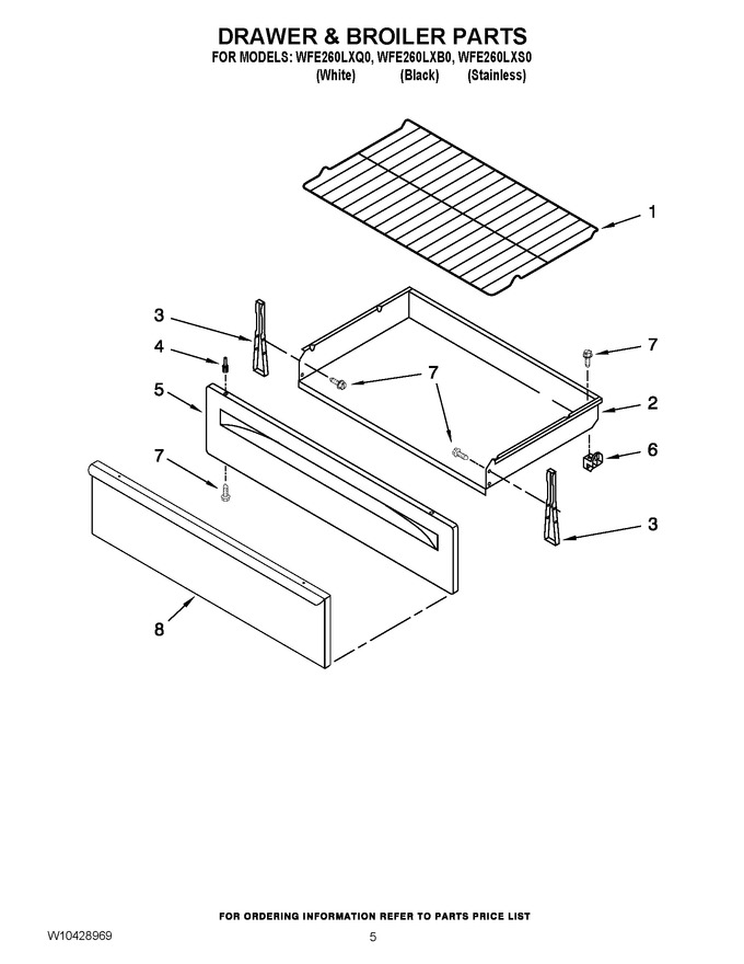 Diagram for WFE260LXS0