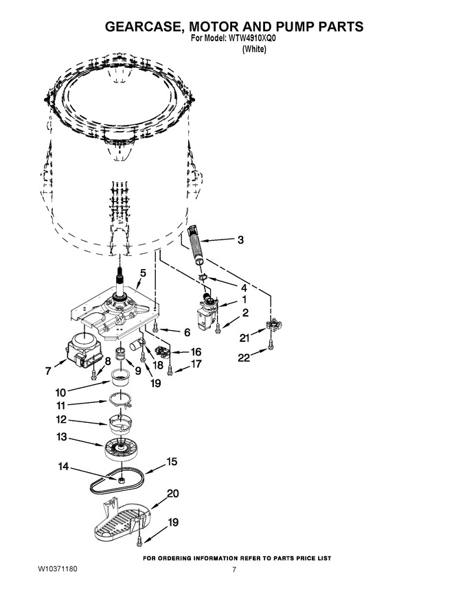 Diagram for WTW4910XQ0