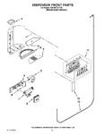 Diagram for 08 - Dispenser Front Parts