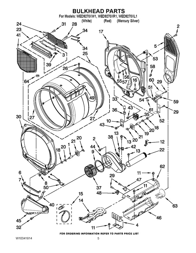 Diagram for WED9270XR1