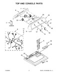 Diagram for 02 - Top And Console Parts