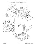 Diagram for 02 - Top And Console Parts