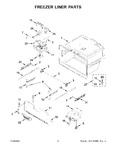 Diagram for 04 - Freezer Liner Parts