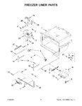 Diagram for 04 - Freezer Liner Parts