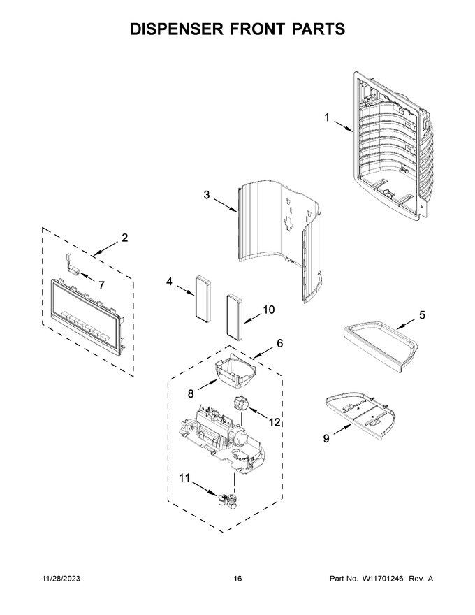 Diagram for WRF555SDFZ18