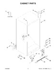 Diagram for 02 - Cabinet Parts