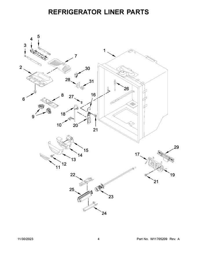 Diagram for KRFC300EWH11