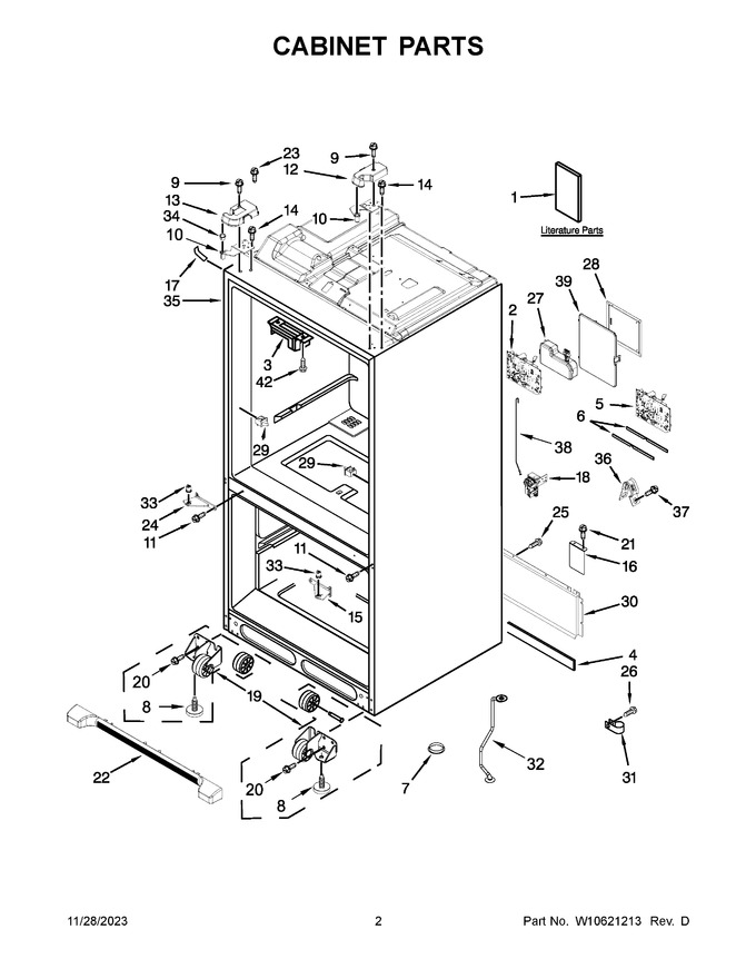 Diagram for WRF989SDAM01