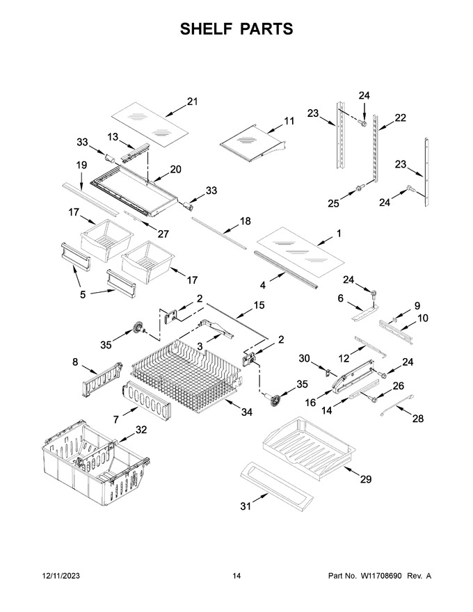 Diagram for WRF535SWHB09