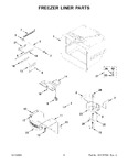 Diagram for 04 - Freezer Liner Parts