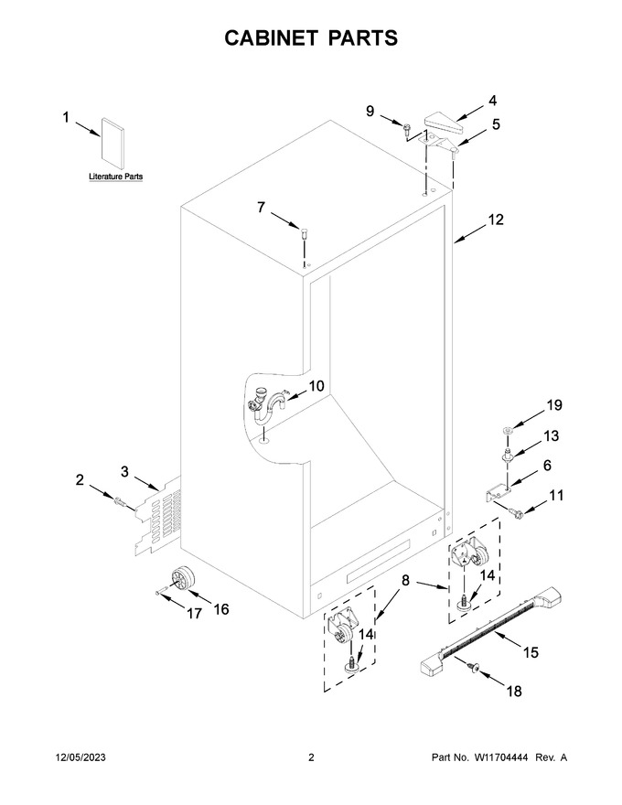 Diagram for WZF34X18DW08