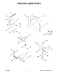 Diagram for 04 - Freezer Liner Parts