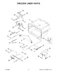 Diagram for 04 - Freezer Liner Parts