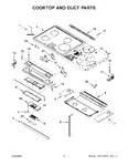 Diagram for 02 - Cooktop And Duct Parts