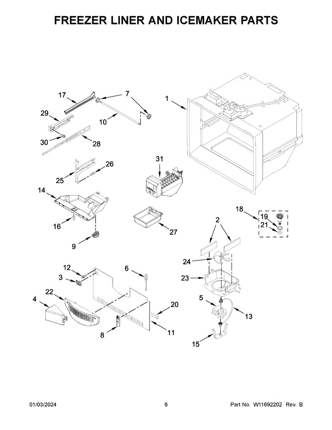 Diagram for WRF535SWHZ11