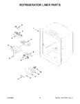 Diagram for 03 - Refrigerator Liner Parts