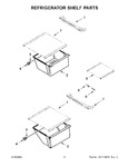 Diagram for 04 - Refrigerator Shelf Parts