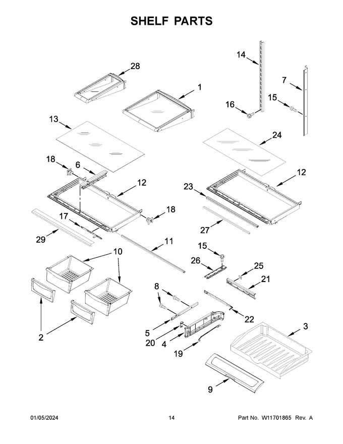 Diagram for WRF555SDHW09