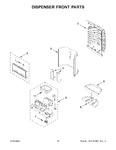 Diagram for 09 - Dispenser Front Parts