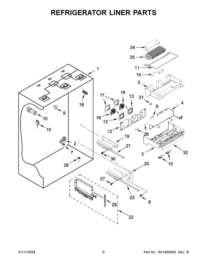 Diagram for JF36NXFXDE05