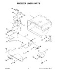 Diagram for 04 - Freezer Liner Parts