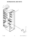 Diagram for 03 - Refrigerator Liner Parts