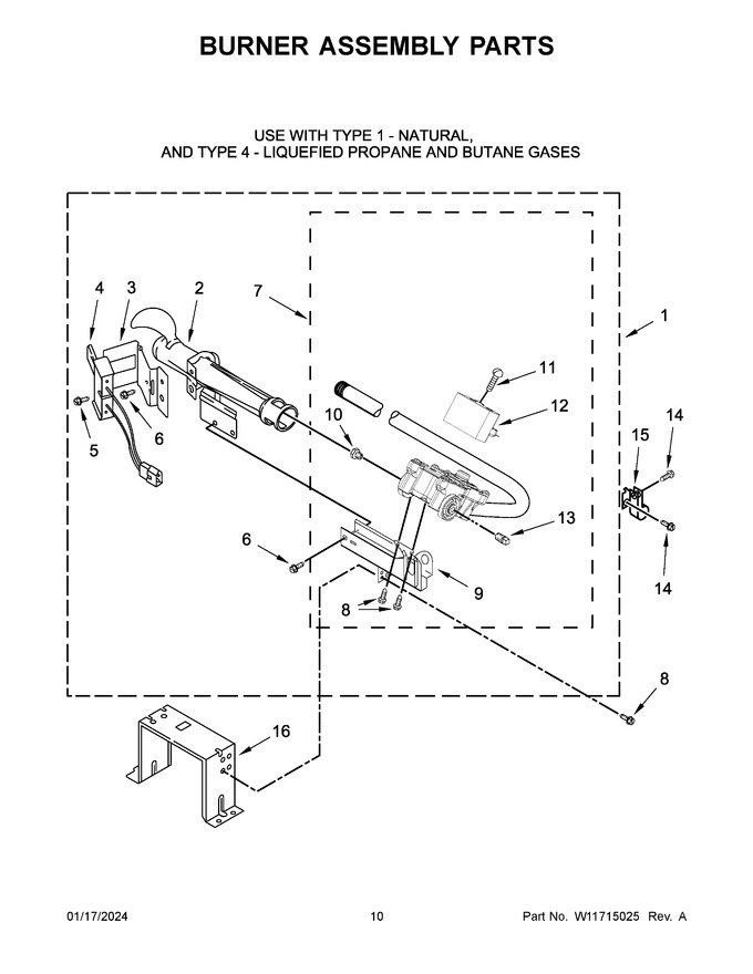 Diagram for WGD8620HW4