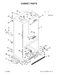 Diagram for 02 - Cabinet Parts