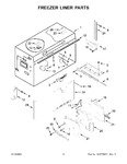 Diagram for 05 - Freezer Liner Parts