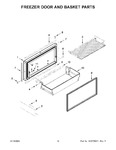 Diagram for 08 - Freezer Door And Basket Parts