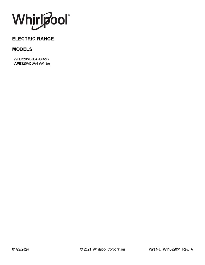 Diagram for WFE320M0JW4