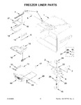 Diagram for 04 - Freezer Liner Parts