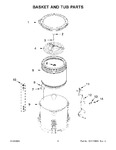 Diagram for 04 - Basket And Tub Parts