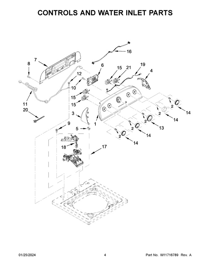 Diagram for 1CWTW4845EW3