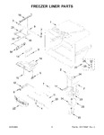 Diagram for 04 - Freezer Liner Parts