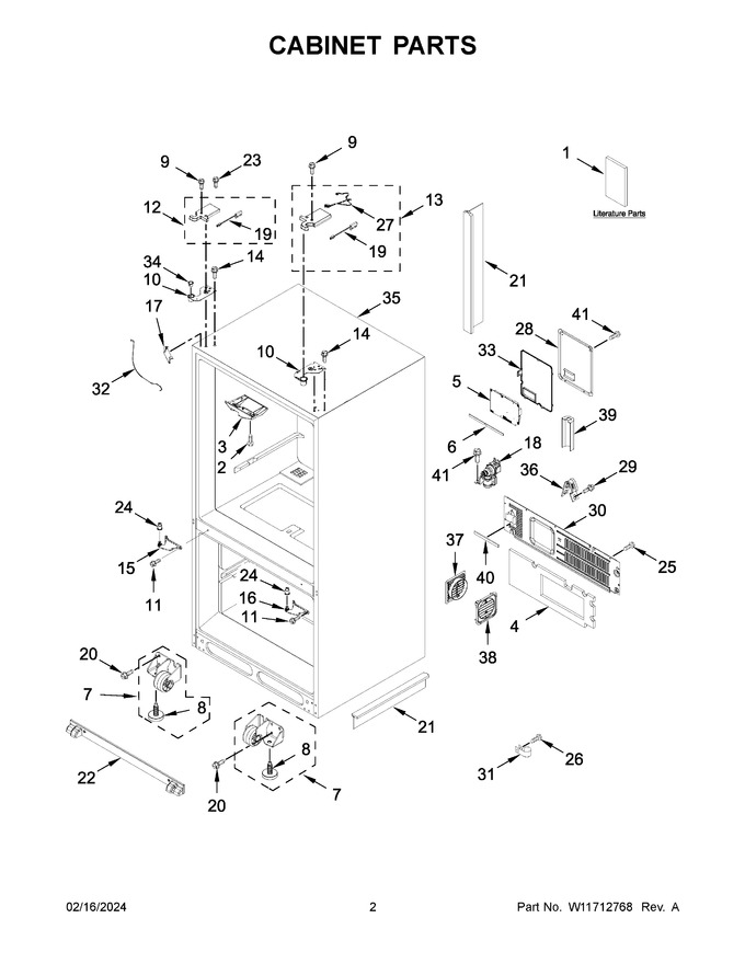 Diagram for WRF954CIHZ05