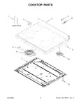 Diagram for 02 - Cooktop Parts