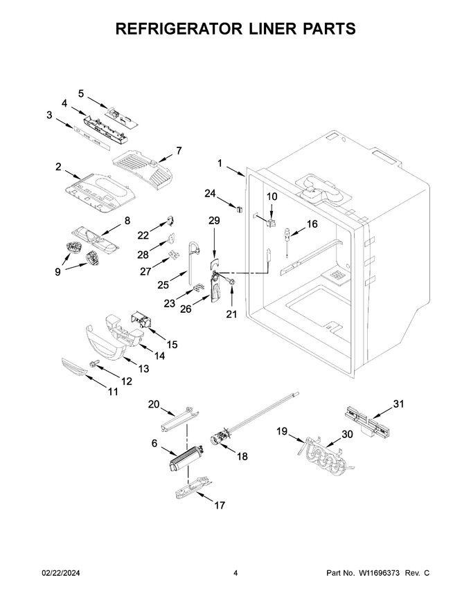 Diagram for WRFF5333PZ01